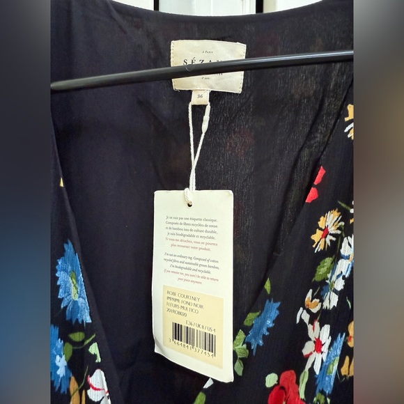 NWT Sezane Courtney Dress in size 36 (small) - Picture 6 of 7